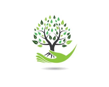 Tree symbol vector icon illustration Illustrazione stock