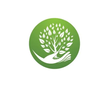 Tree symbol vector icon illustration Illustrazione stock