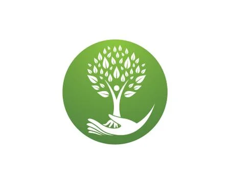 Tree symbol vector icon illustration Illustrazione stock
