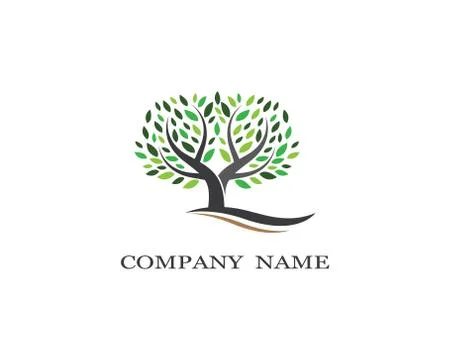 Tree symbol vector icon illustration Stock Illustration
