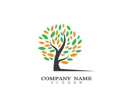 Tree symbol vector icon illustration Stock Illustration