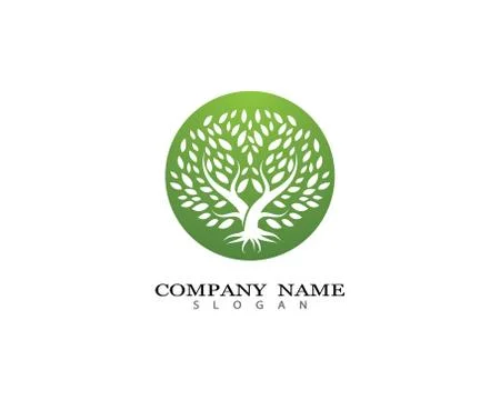 Tree symbol vector icon illustration Stock Illustration