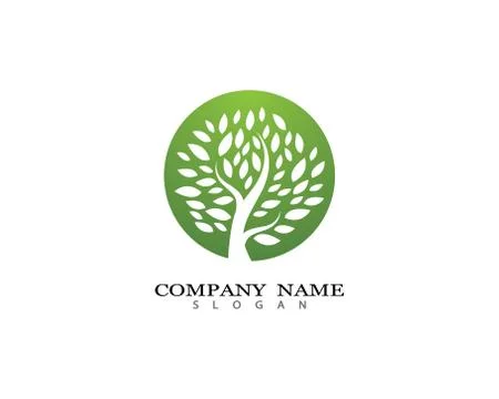 Tree symbol vector icon illustration Stock Illustration