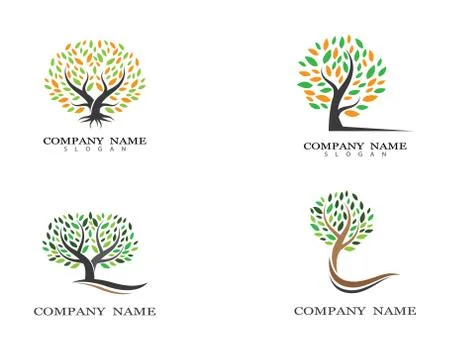 Tree symbol vector icon illustration Stock Illustration