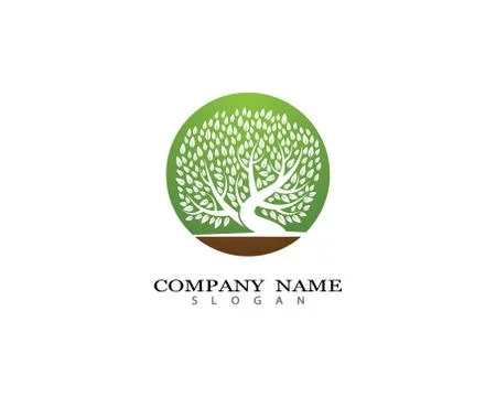 Tree symbol vector icon illustration Stock Illustration