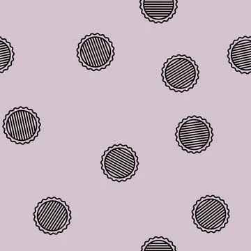 Tree timber line seamless pattern 스톡 일러스트