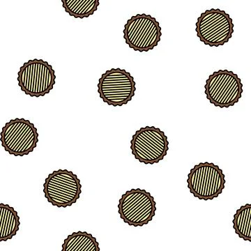 Tree timber vector seamless pattern イラスト素材