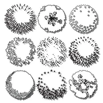 Tree top Illustrazione stock