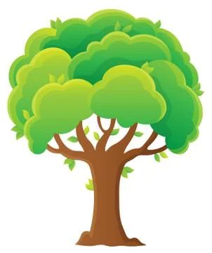 Tree topic image Stock-Illustration