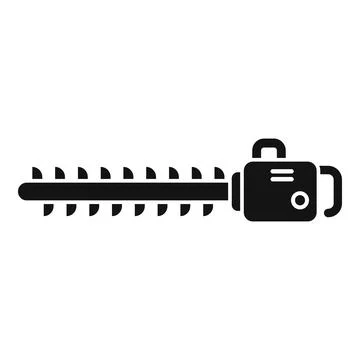 Tree trimmer icon simple vector. Work hand job Stock Illustration