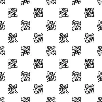 Tree trunk cross section ring pattern seamless Stock Illustration