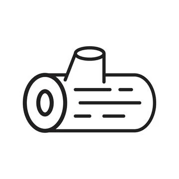 Tree trunk icon vector sign design 스톡 일러스트