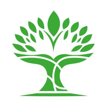 Tree vector art Leaf ecology nature logo template Vector icon Design Stock Illustration