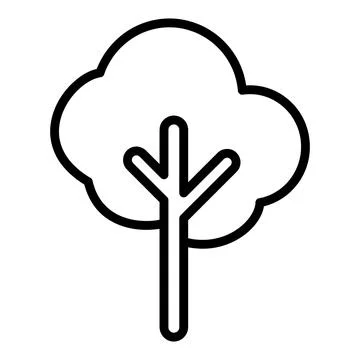 Tree Vector Icon, Lineal style icon, from Agriculture icons collection Ilustración de archivo