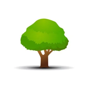 Tree vector illustration Illustrazione stock
