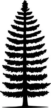 Tree vector illustration isolated on background Stock Illustration