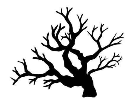 Tree vector isolated on white background. Stock Illustration