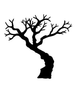 Tree vector isolated on white background. Stock Illustration