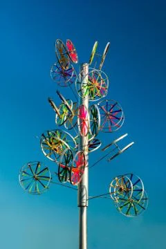 Tree of Wheels Stock Photos