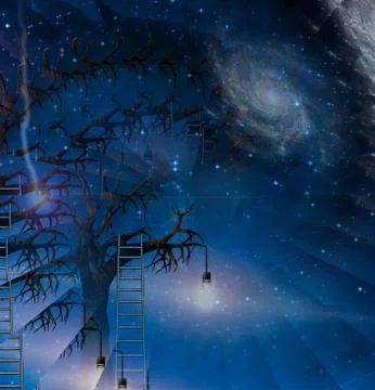 Tree of wisdom Stock Illustration