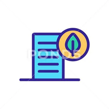 Trees and house icon vector. Isolated contour symbol illustration Stock Illustrationen
