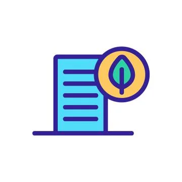 Trees and house icon vector. Isolated contour symbol illustration 库存插图