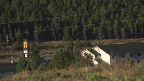 Trees and Mountain 스톡 동영상 105188534