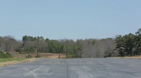 Trees around a lot Stock Footage 22100124