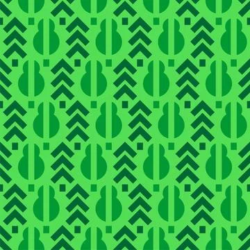 Trees ethnic pattern. Ethnic background tree. Primitive forest texture Stock Illustration