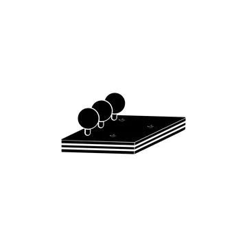 Trees icon. Element of parks and landscape icon. One of the collections icon for Illustrazione stock