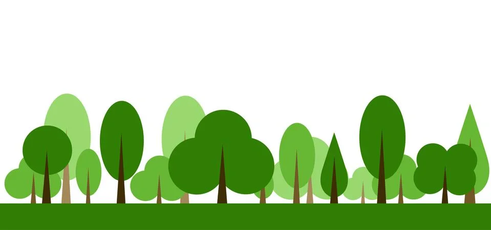 Trees Icon vector illustration Stock Illustration