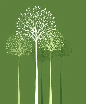 Trees Stock Illustration