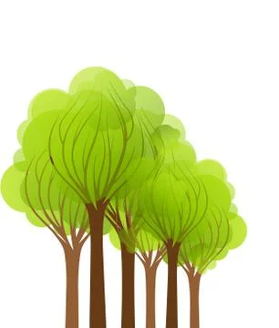 Trees Stock Illustration