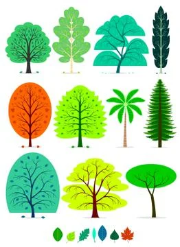 Trees Stock-Illustration