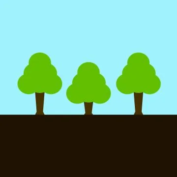 Trees Stock Illustration