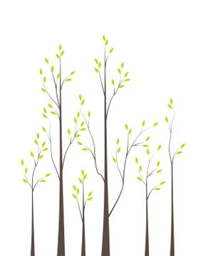 Trees Illustrazione stock