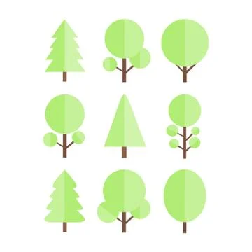 Trees Stock Illustration