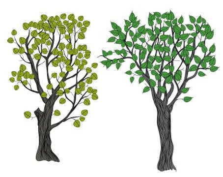Trees Stock Illustration