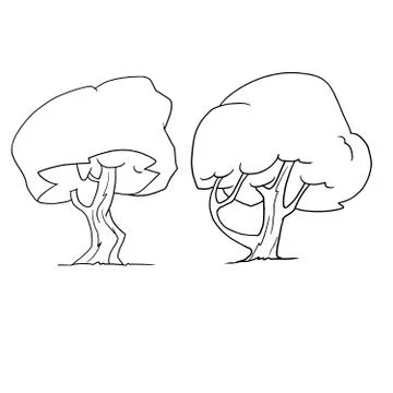 Trees Stock Illustration