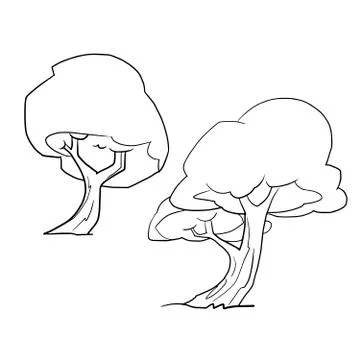 Trees Stock Illustration