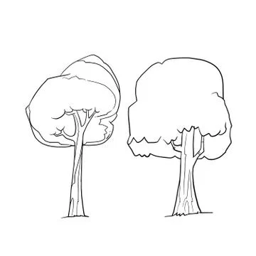 Trees Stock Illustration