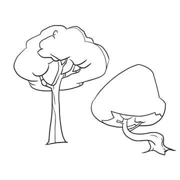 Trees Stock Illustration