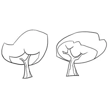 Trees Stock Illustration