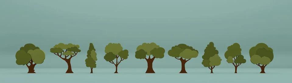 Trees Stock Illustration
