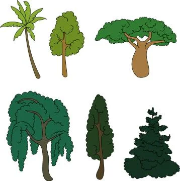 Trees Stock Illustration