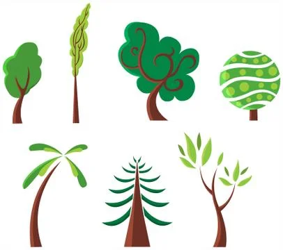 Trees Stock Illustration
