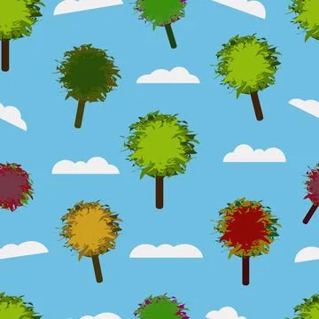 Trees Stock Illustration