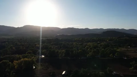 Trees to mountains 2 Stock Footage 295067768