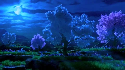 Trees swaying in the wind Stock Footage 250253410