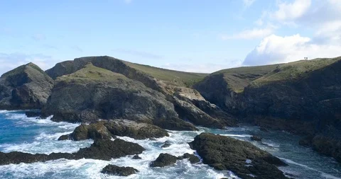 Tregudda Gorge, Cornwall Stock Footage 104962137